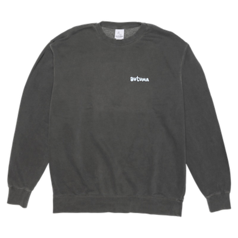 Autumn Peak Plant Crewneck Sweatshirt in Pigment Black 2024