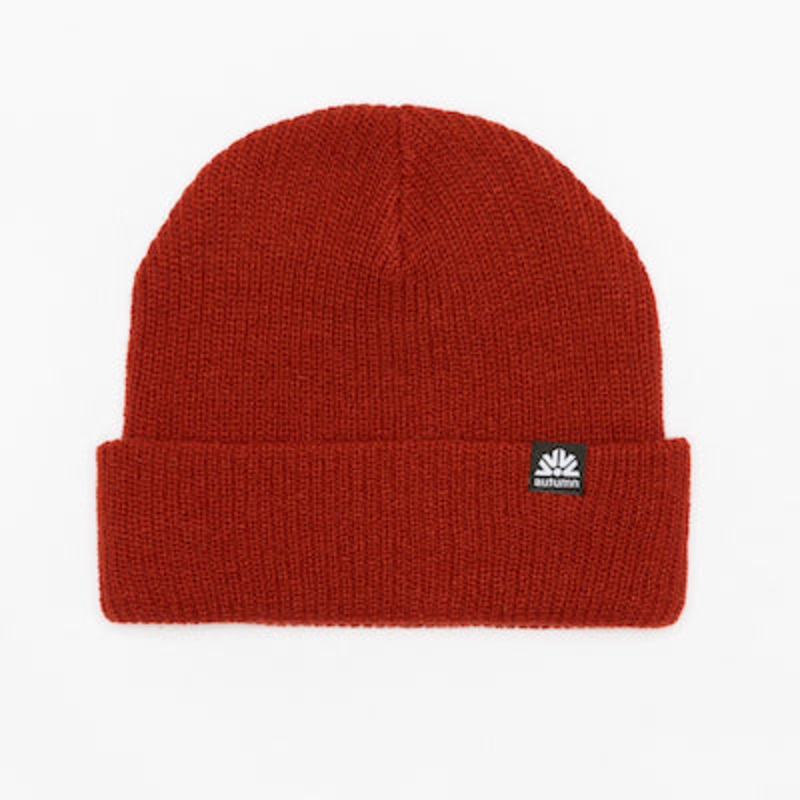 Autumn Simple Beanie in Burnt Henna 2024