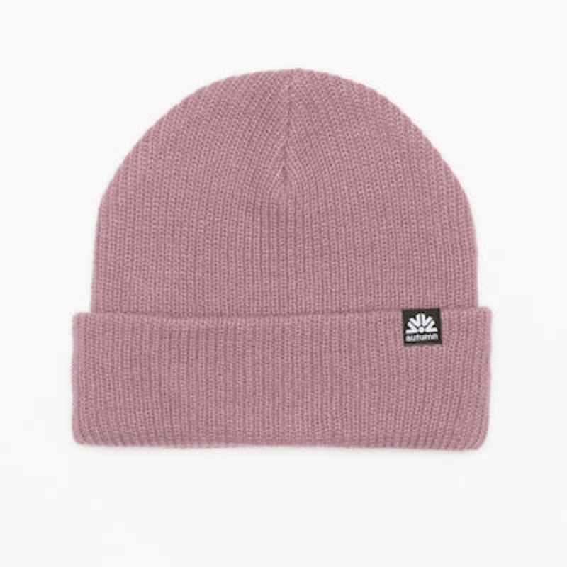 Autumn Simple Beanie in Mauve 2024