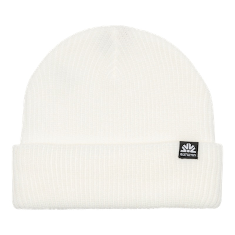 Autumn Simple Beanie in White 2024