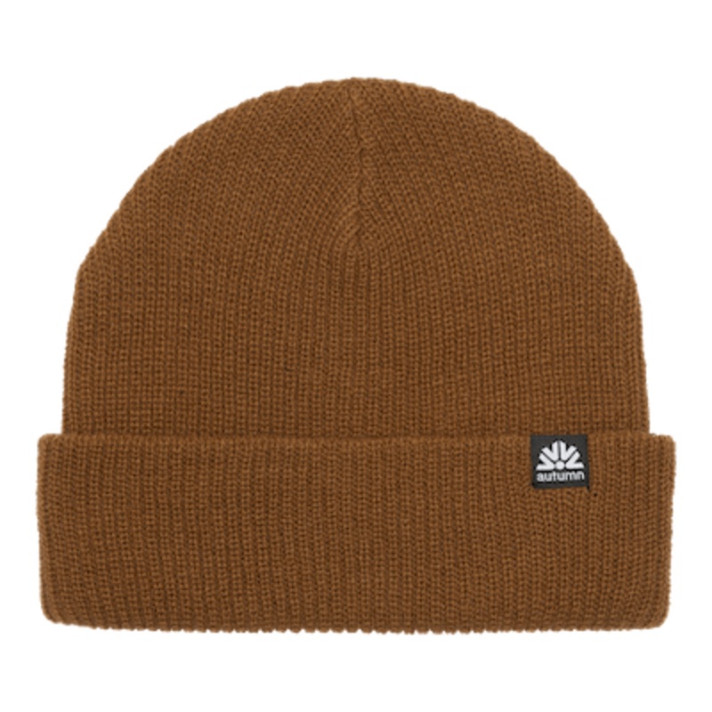 Autumn Simple Beanie in Work Brown 2024