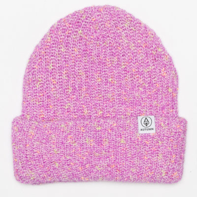Autumn Simple R Sustainable Beanie in Purple 2024