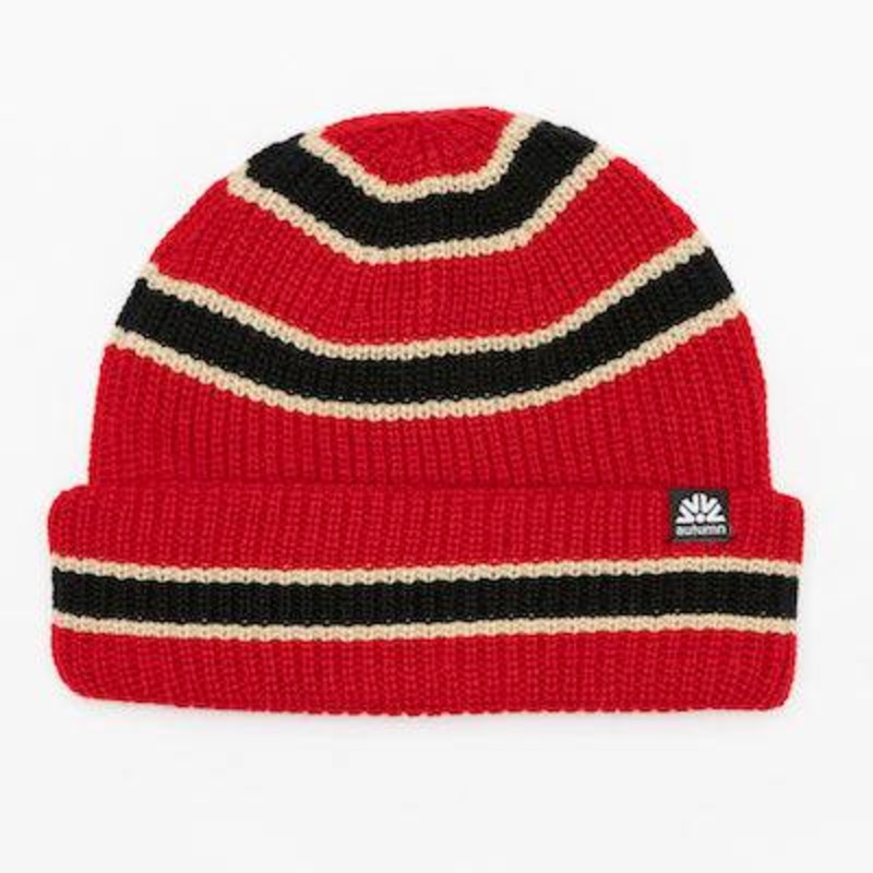 Autumn Slacker Beanie in Red 2024