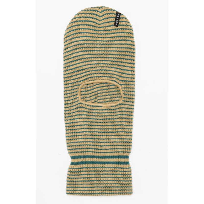 Autumn Stripe Balaclava  in Khaki 2024