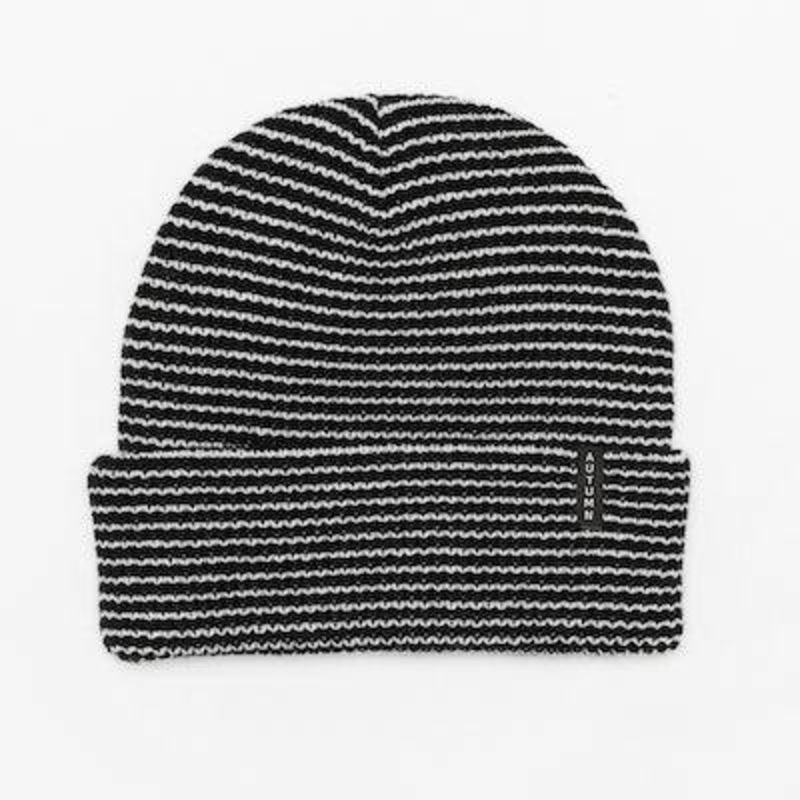 Autumn Stripe Beanie in Black 2024