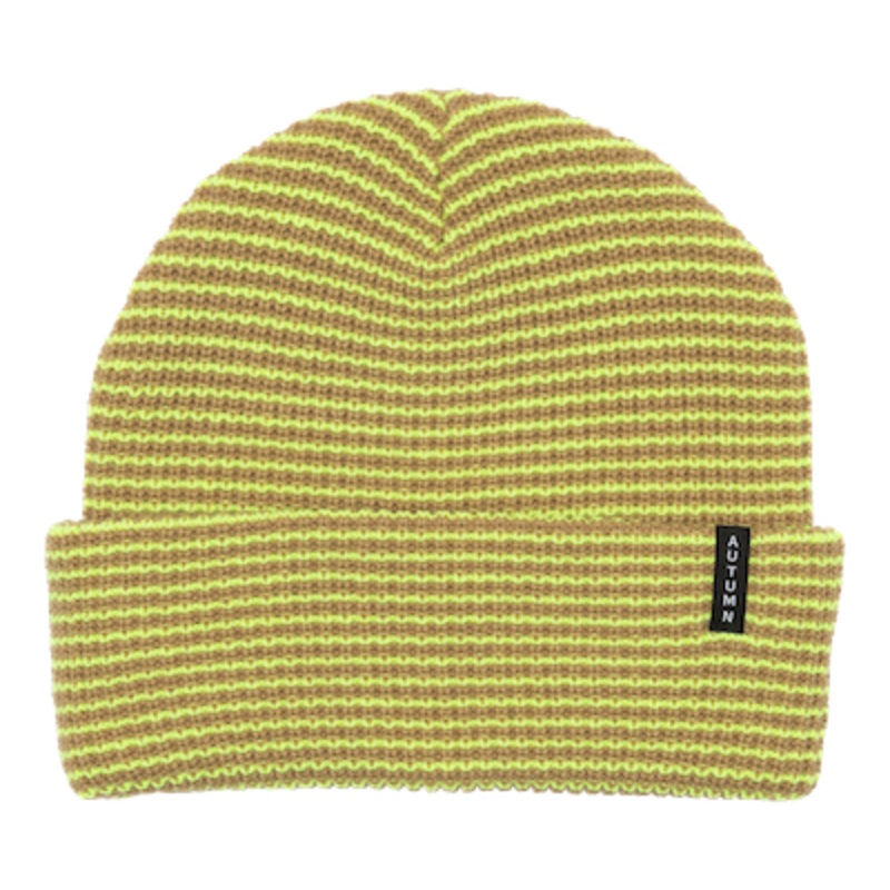 Autumn Stripe Beanie in Khaki 2024