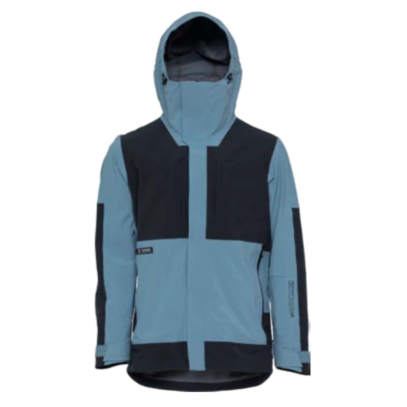 L1 Alpha Snow Jacket in Bluestone Black 2024