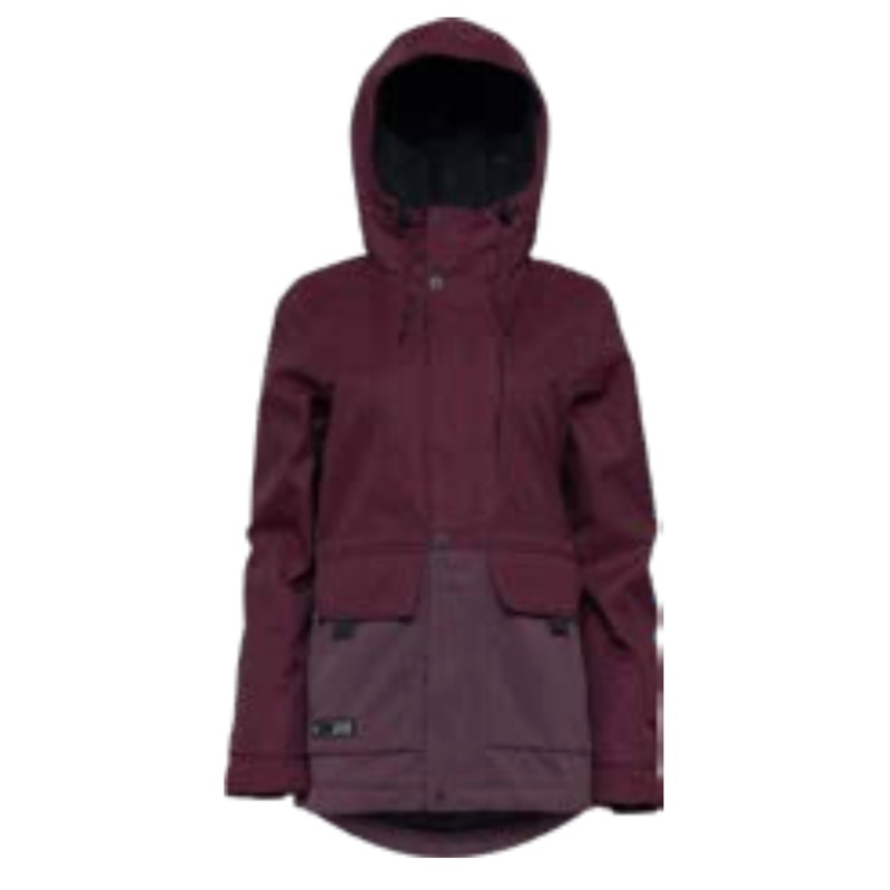L1 Anwen Womens Snow Jacket in Port Huckleberry 2024