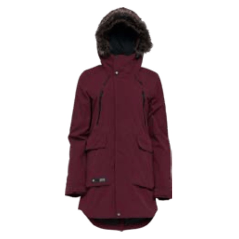 L1 Fairbanks Womens Snow Jacket in Port 2024