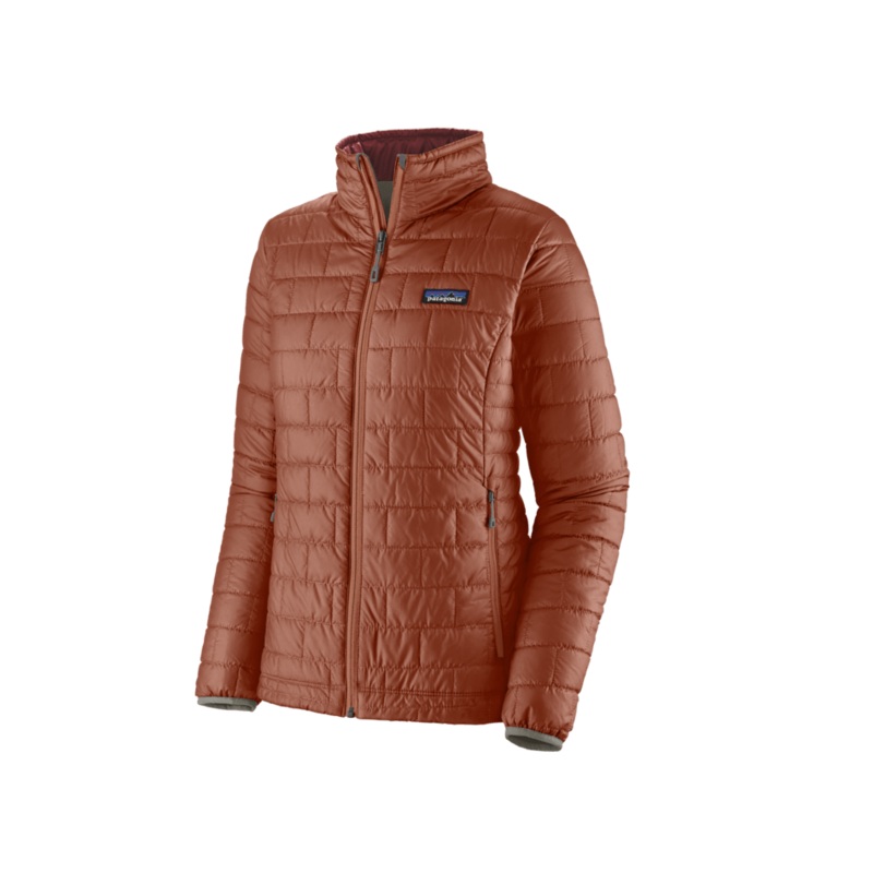 Patagonia Womens Nano Puff Jacket 2024 in Burl Red