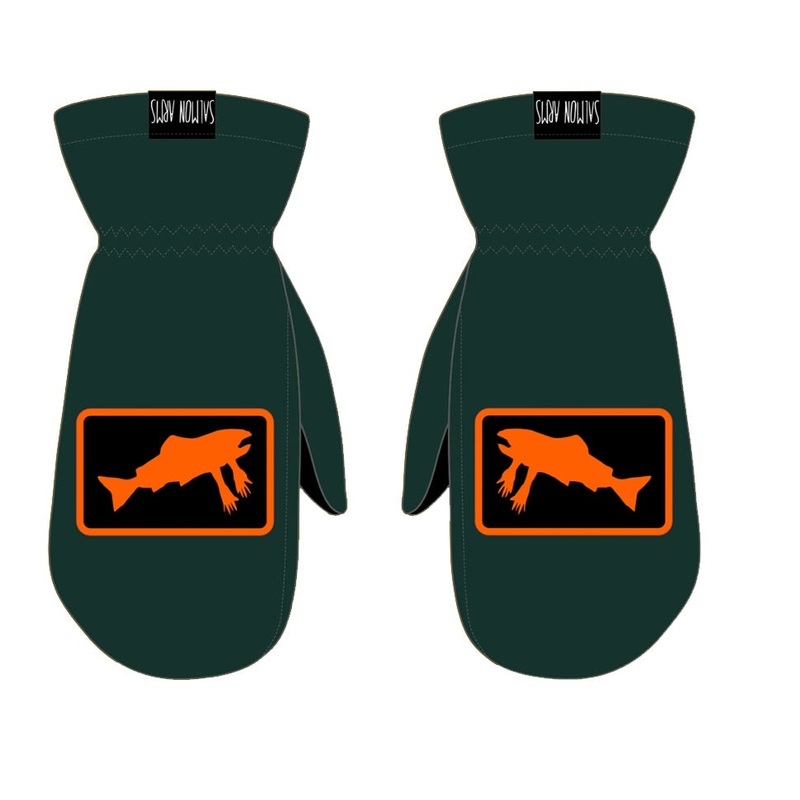 Salmon Arms Classic Logo Mitt in Orange  2024