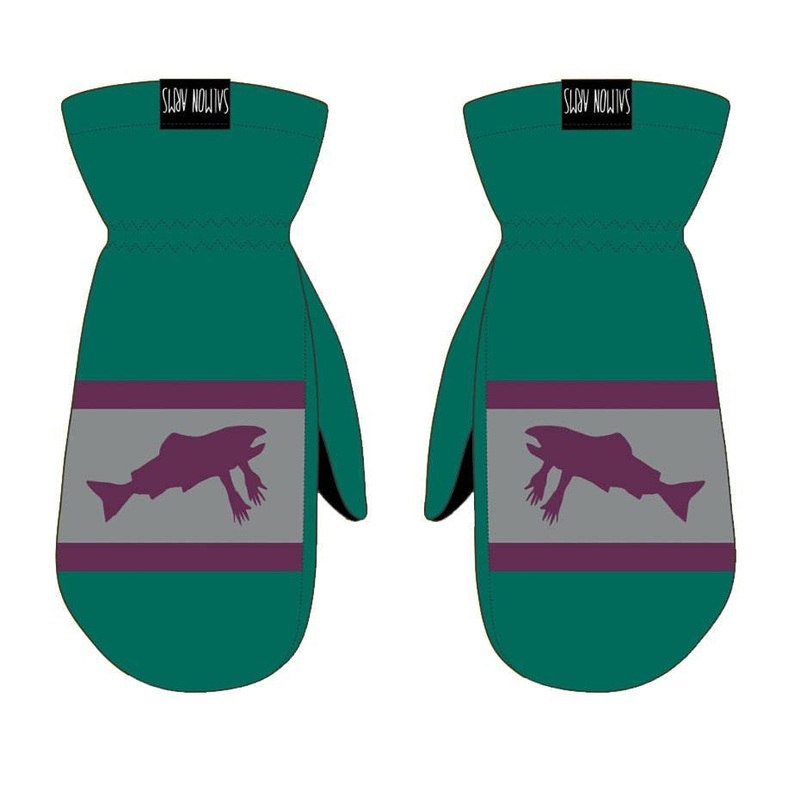 Salmon Arms Classic Mitt in Hi Vis Green  2024