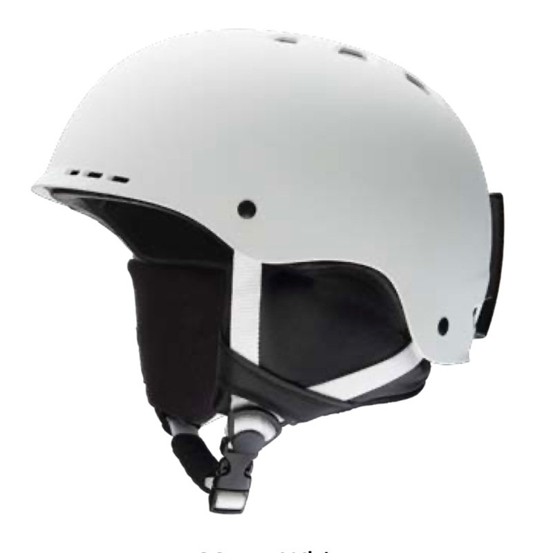 Smith Holt Snow Helmet in Matte White