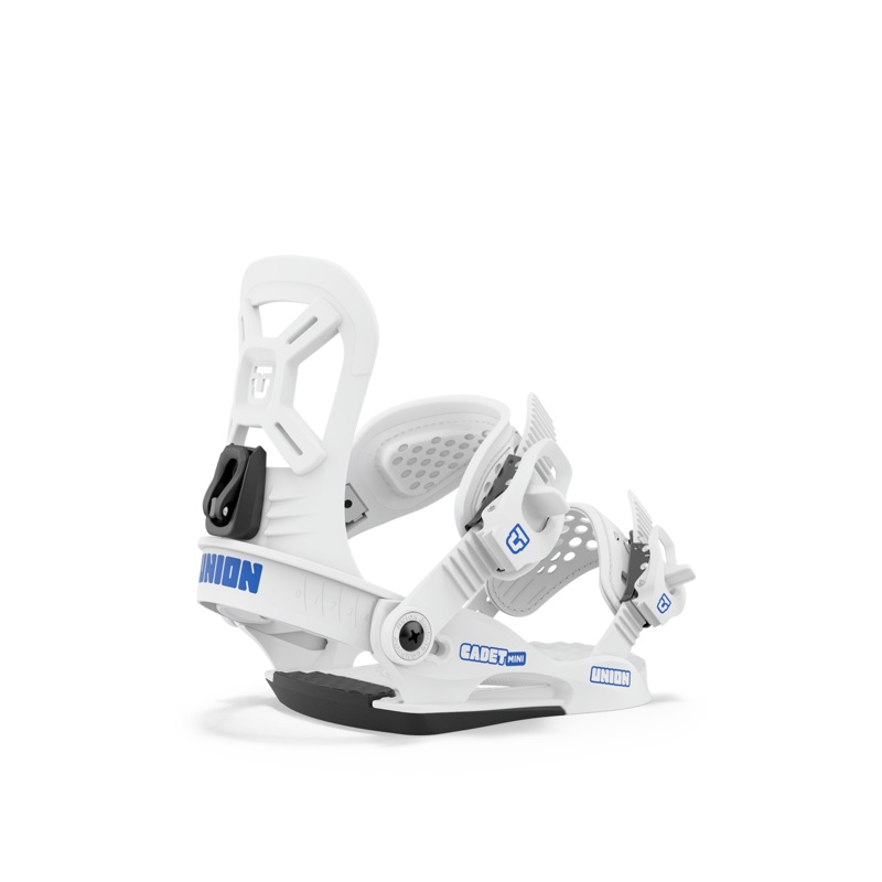 Union Cadet Mini Kids Snowboard Binding in White 2024