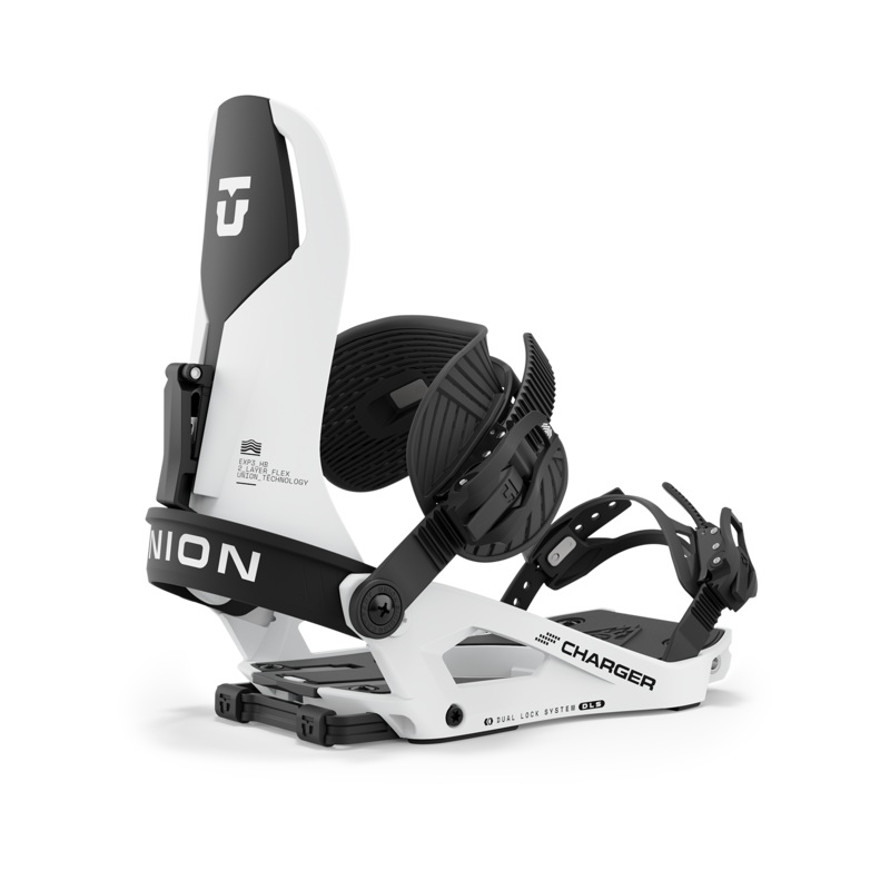 Union Charger Splitboard Snowboard Binding in White 2024