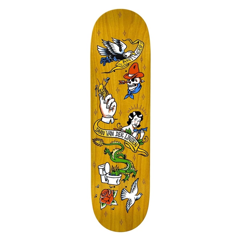 Antihero Daan No Regrets Skateboard Deck