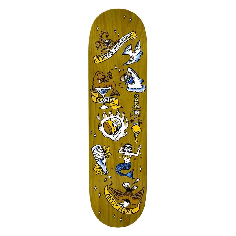 Antihero Doobie No Regrets Skateboard Deck
