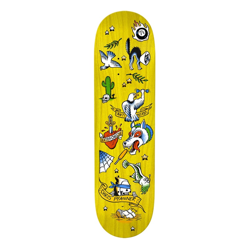 Antihero Pfanner No Regrets Skateboard Deck