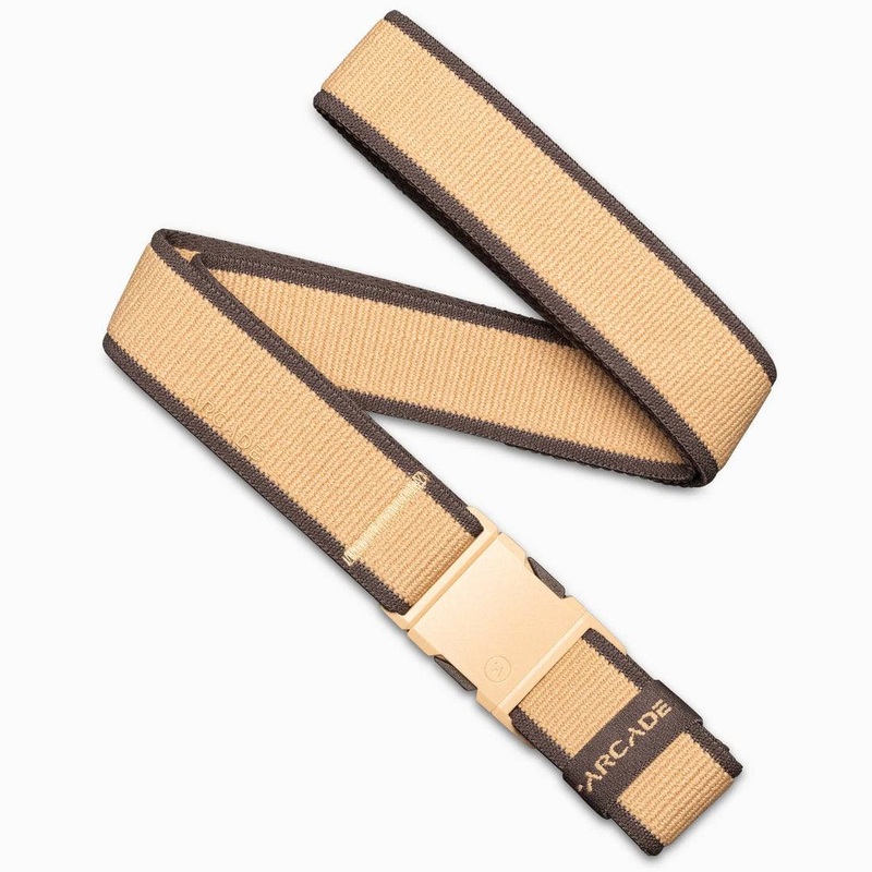 Arcade Carto Slim Belt in Sand and Medium Brown