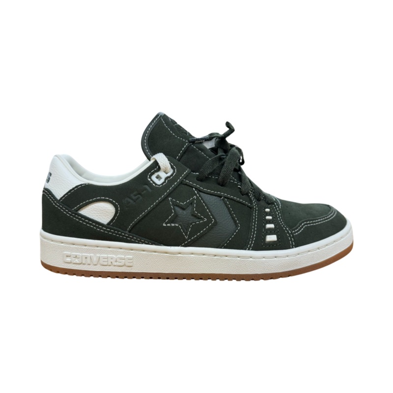 Converse AS-1 Pro Ox Skate Shoe in Forest Green Shelter and Black