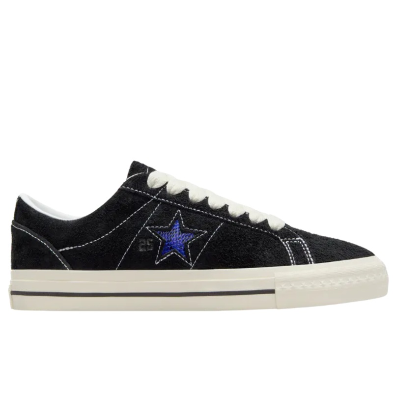 Converse Cons x Quartersnacks One Star Pro in Black and Hyper Blue