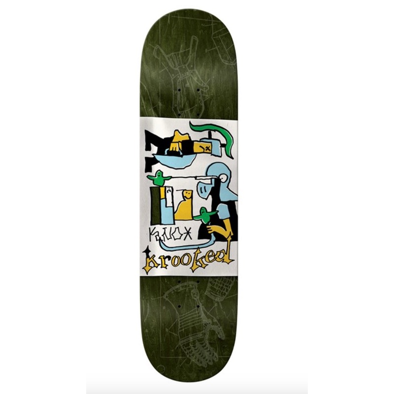 Krooked Knox Grenadier Skateboard Deck