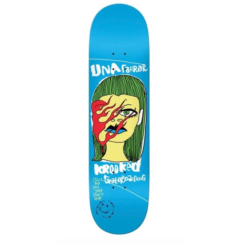 Krooked Una Dont Stop Skateboard Deck