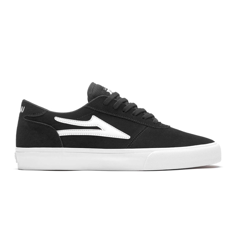 Lakai Manchester Skate Shoe in Black Suede