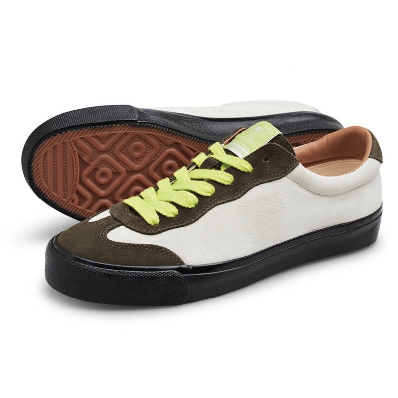 Last Resort AB VM 004 Milic Lo Suede Skate Shoe in Olive Cream and Black