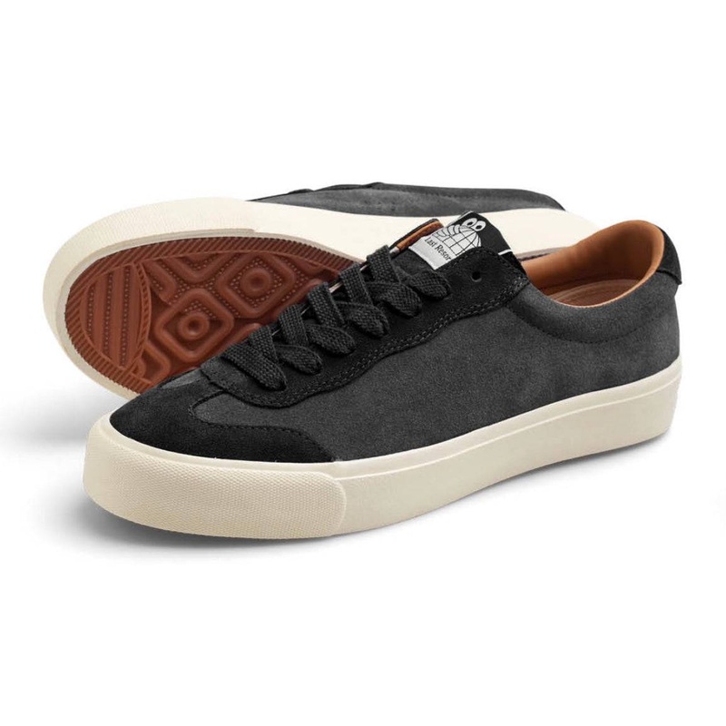 Last Resort AB VM004 Milic Lo Suede Skate Shoe in Black Graphite and White
