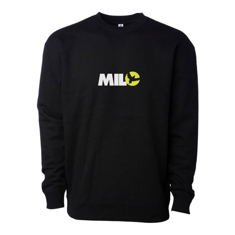 Milosport Club Crew Sweatshirt in Black and Green