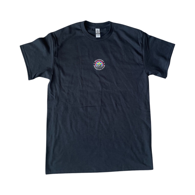 Milosport x Brighton Circle Tee Shirt in Black