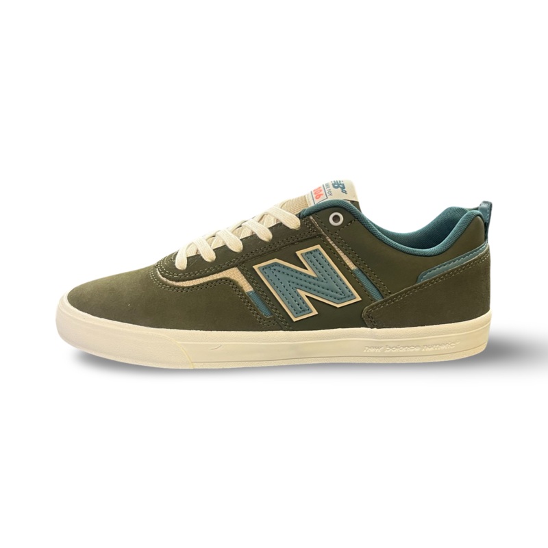 New Balance Numeric 306 Foy Skate Shoe in Dark Olive and Spruce