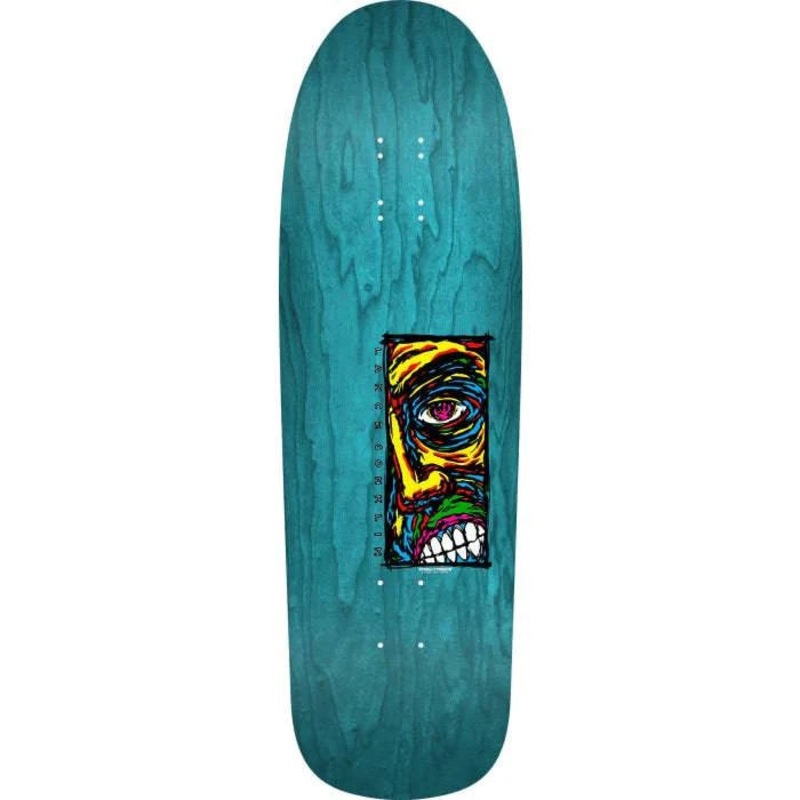 Powell Peralta Lance Conklin Face Skate Deck in Green 9.75"