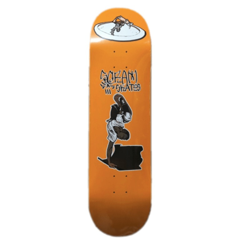 Scram Keenan Orange Skate Deck