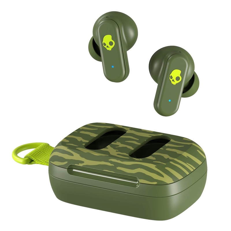 Skullcandy Dime 3 Ear Bud in Acid Dark Moss
