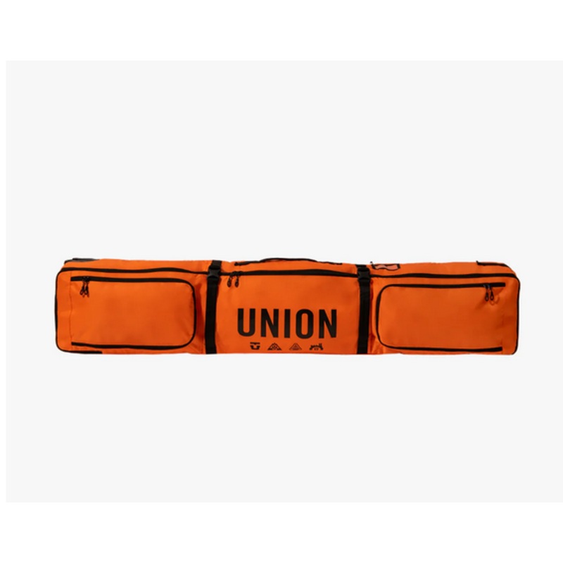 Union Wheeled Board Bag in Orange
