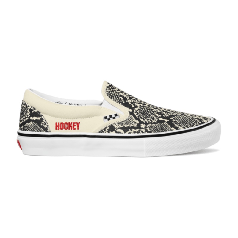 Vans Skate Slip On Shoe in Hockey Skateboards Snake Skin Color