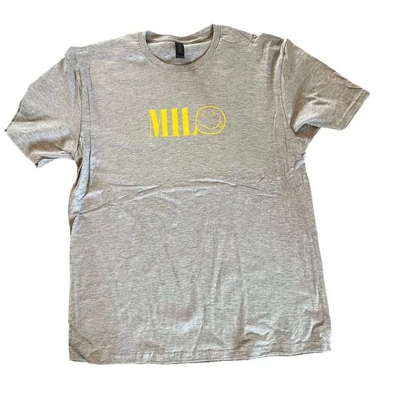 Milosport Nirvana Shirt in Grey and Yellow