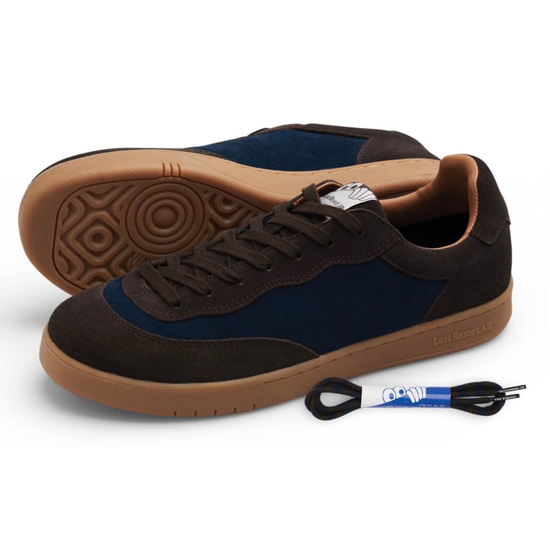 Last Resort CM001 LO Suede Shoe in Coffee Bean Dress Blues and Gum