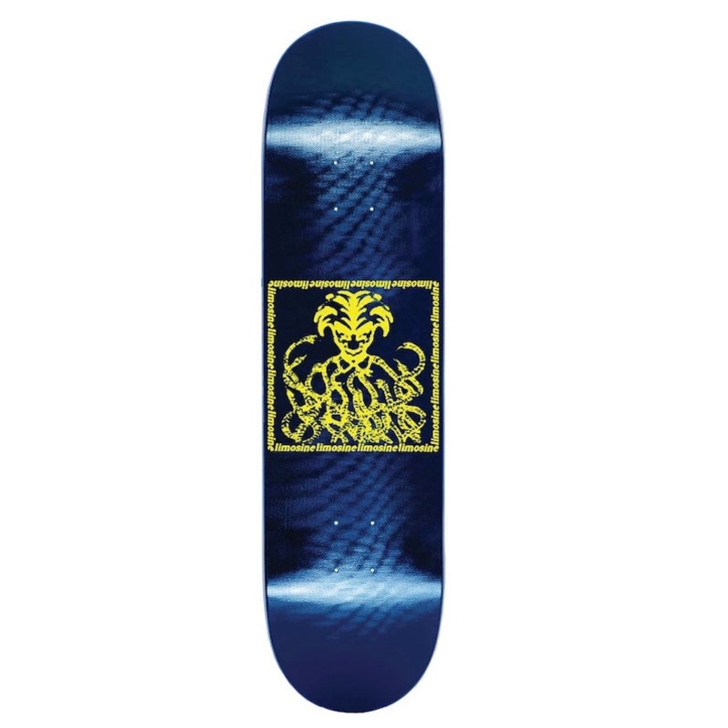 Limosine Snake Pit Slick Blue Skateboard Deck
