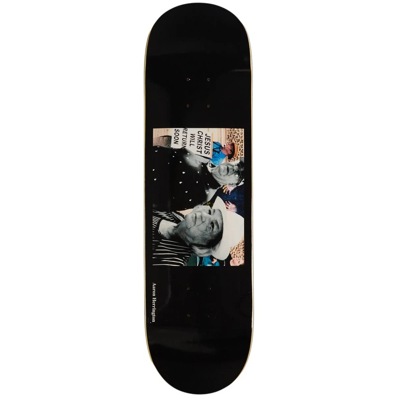 Polar Aaron Herrington Returning Soon Skateboard Deck in Black