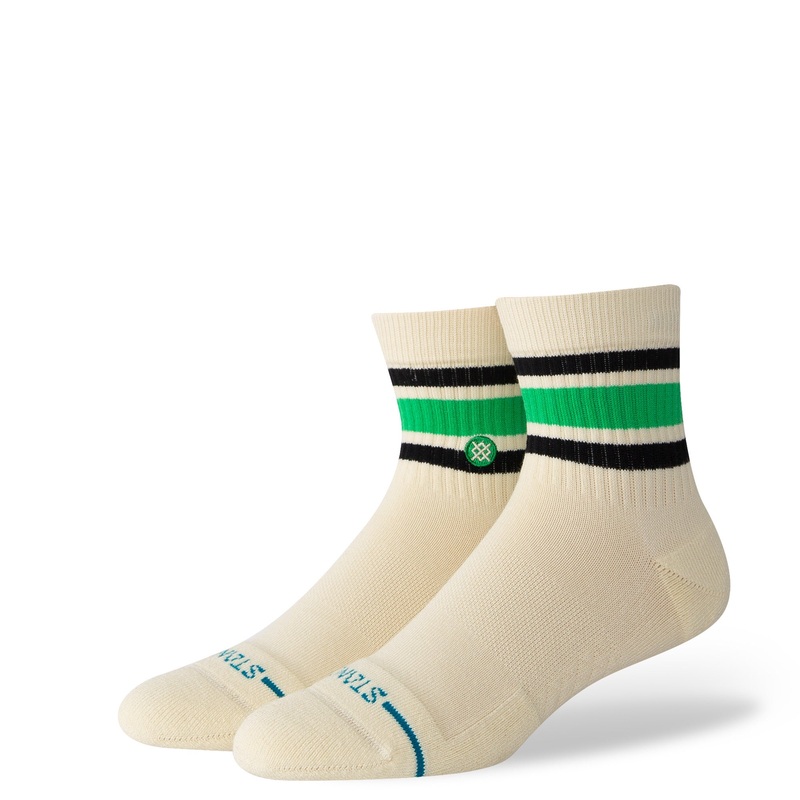 Stance Boyd Quarter Socks in Green