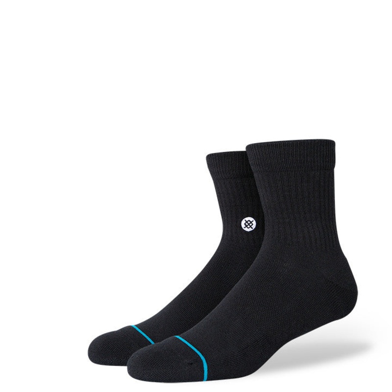 Stance Icon Quarter Socks in Black