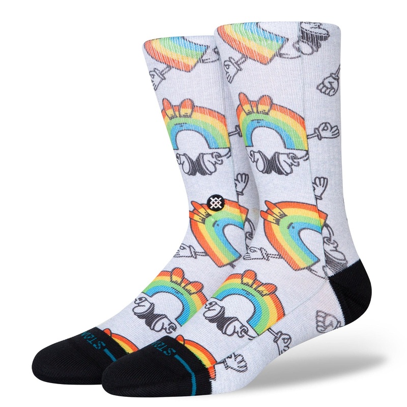 Stance Vibeon Socks in Rainbow