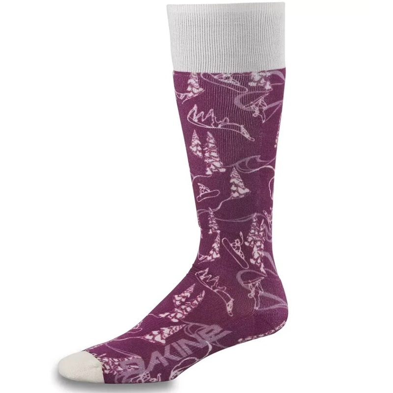 Dakine Womens Freeride Sock in B4BC Grapevine