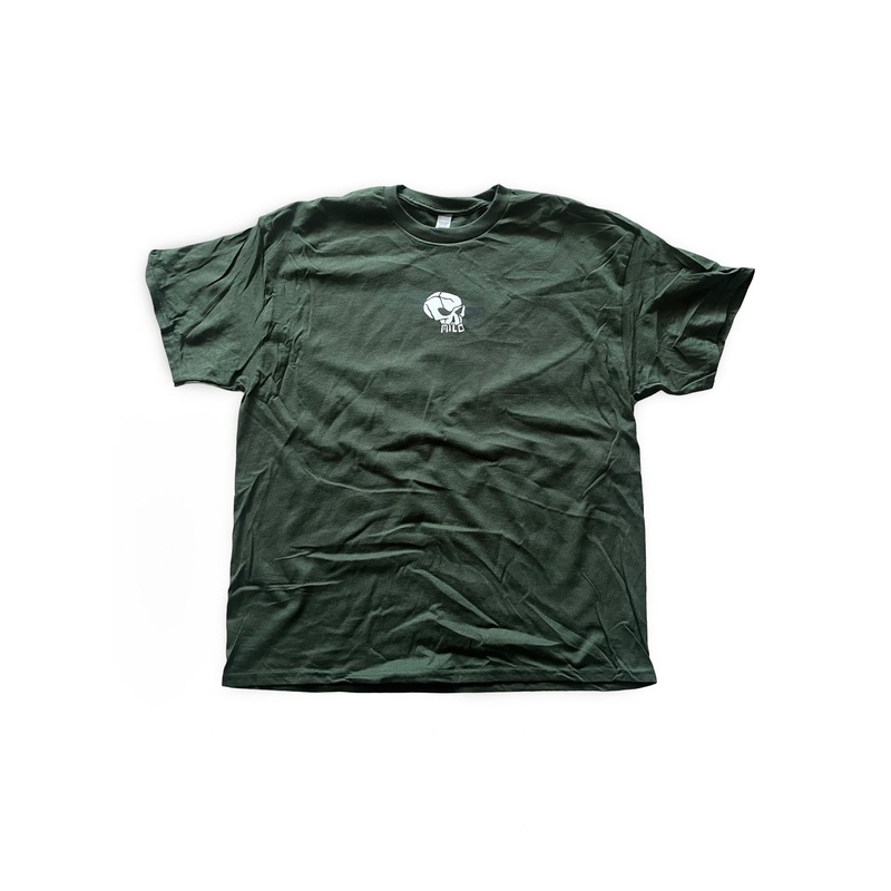 Milosport Mini Skull Tee Shirt in Green