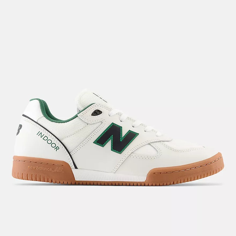 New Balance Numeric Tom Knox 600 Signature Shoe in White and Gum