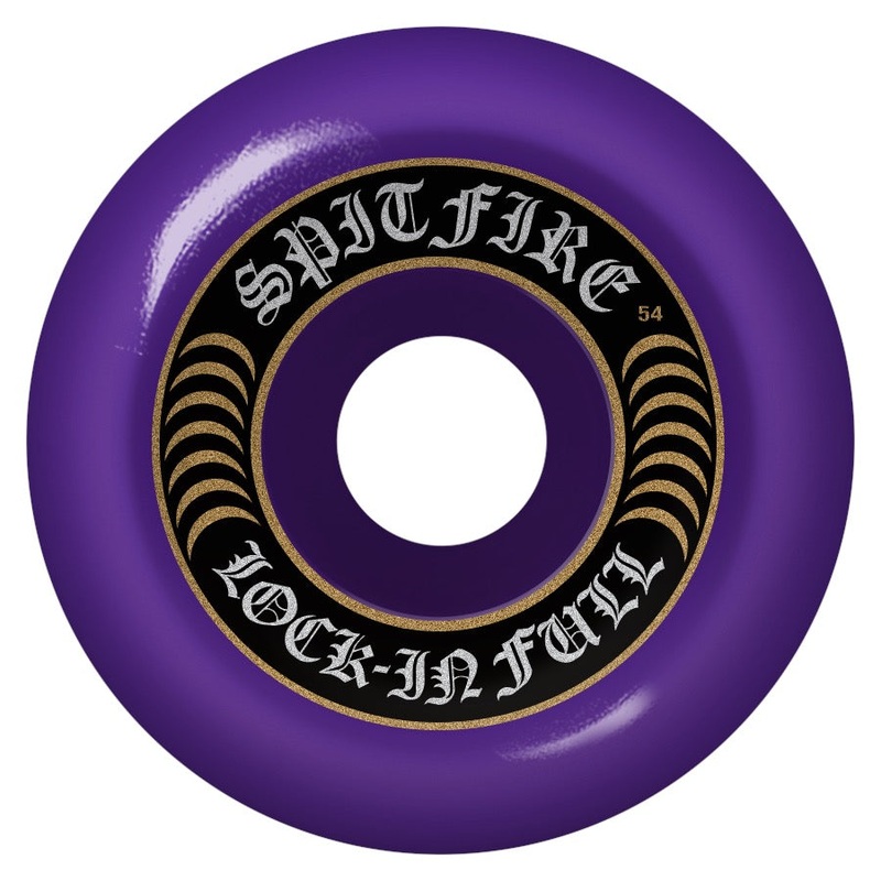 Spitfire Formula Four Lock In Full in Purple Skate Wheels