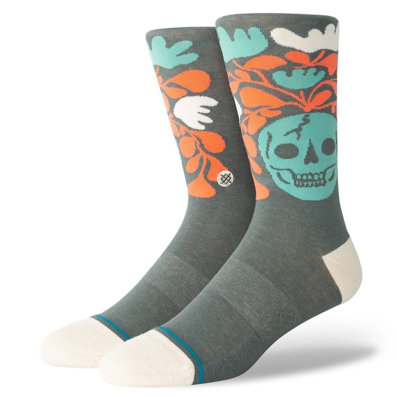 Stance Skelly Nelly Sock in Teal